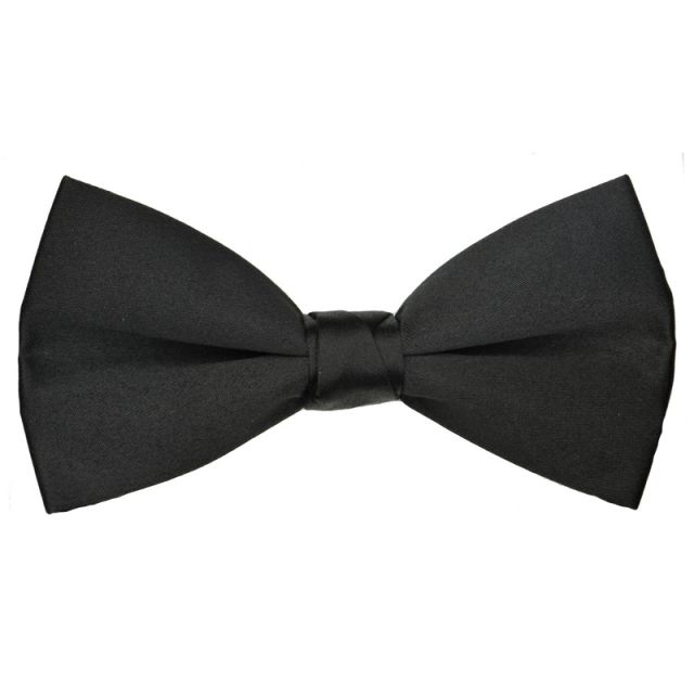 Black Silk Bow Tie