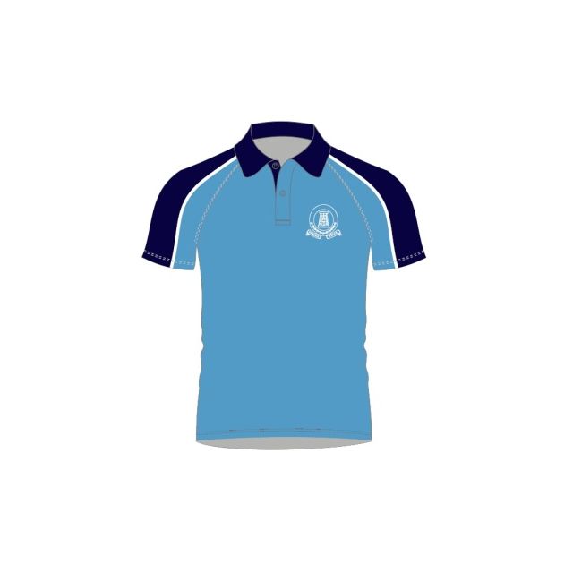 Tower House Sky Blue Polo Shirt