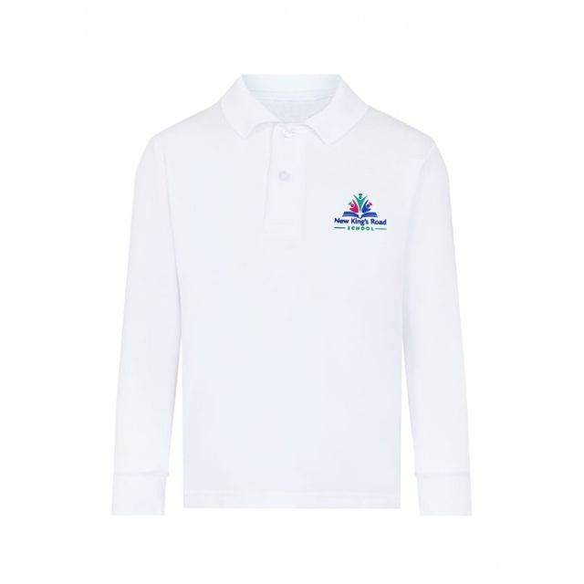 New King's Road School Long Sleeve Polo Shirt