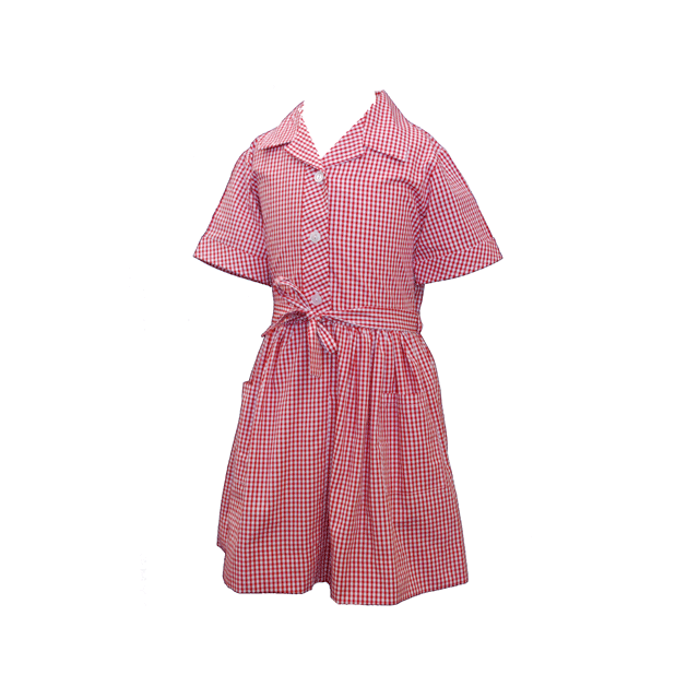 Red Check Summer Dress