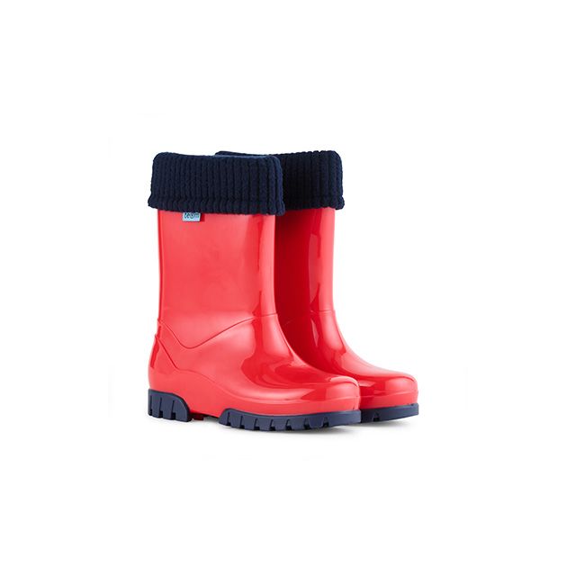 Red Wellingtons