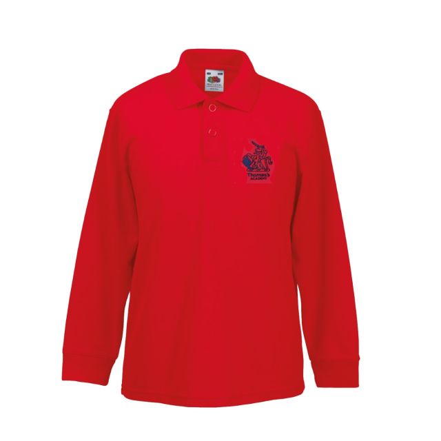 Thomas's Academy Long Sleeve Polo Shirt