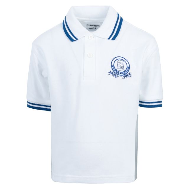 Tower House White Polo Shirt