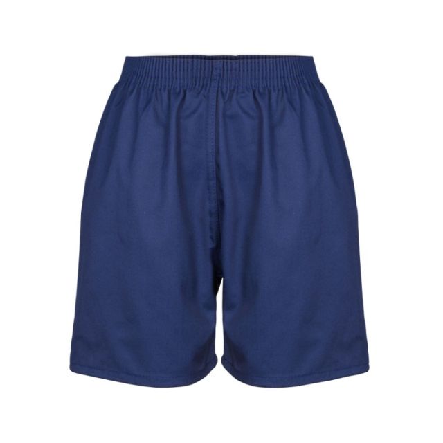 Navy Cotton Shorts