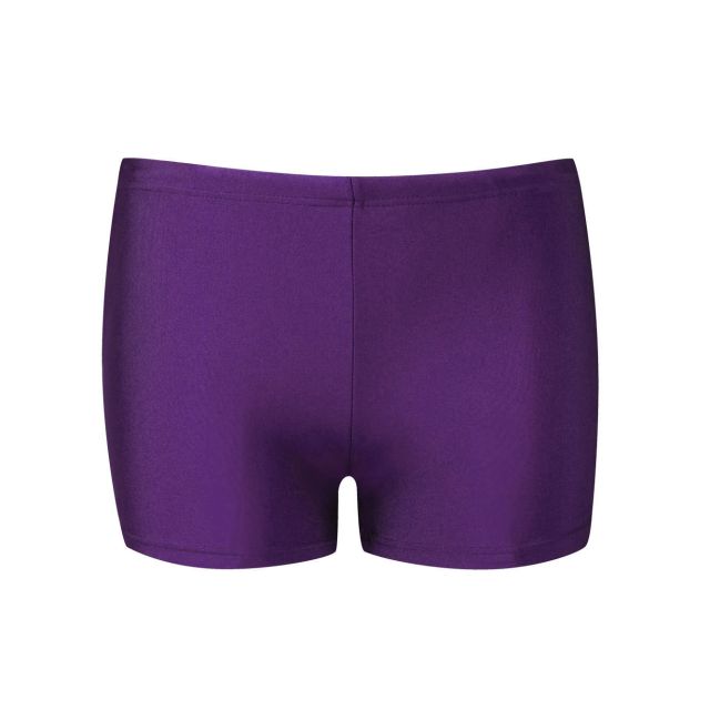 Purple Square Cut Swimming Trunk