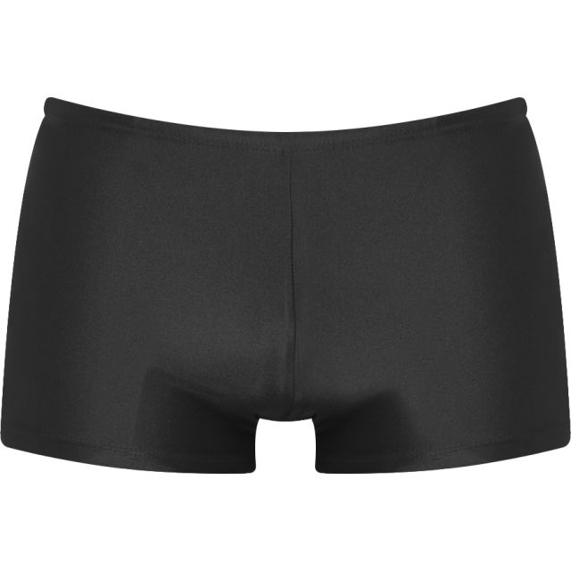 Black Square Cut Swimming Trunk