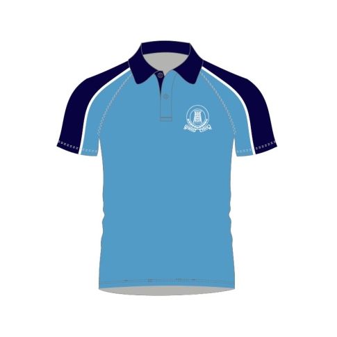 Tower House Sky Blue Polo Shirt