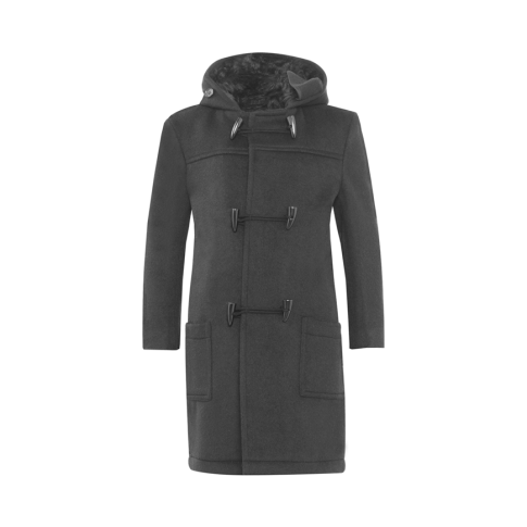 Broomfield House Grey Duffle Coat
