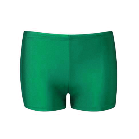 Bottle Green Square Cut Swimming Trunks