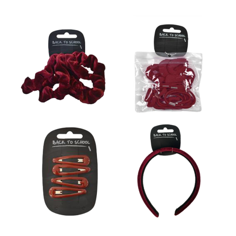 Maroon Hair Accessories