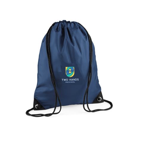 Two Hands Drawstring Bag